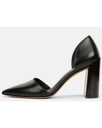 Vince Prim Leather Pump, Black, Size 7