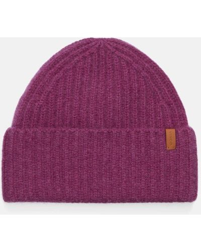 Vince Plush Cashmere Chunky Knit Hat, Pink - Purple