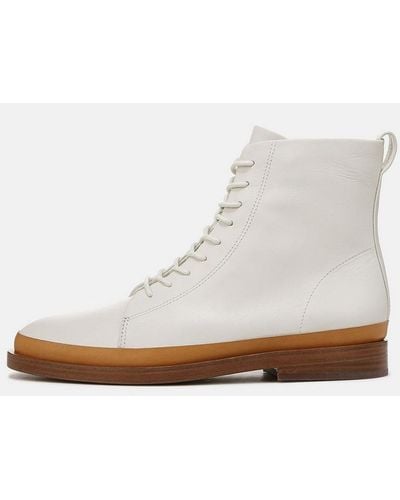 Vince Cooper Leather Boot - White