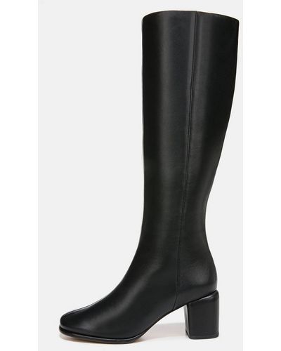 Vince Maggie Knee-high Leather Boot - Black