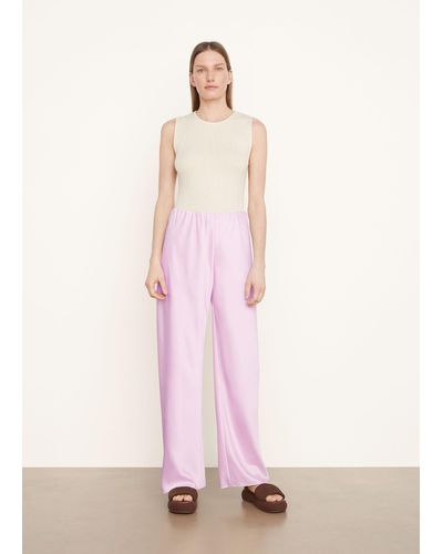Vince Satin Bias Pants for Women - Up to 75% off | Lyst