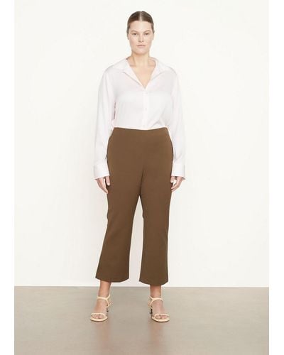 Vince High-rise Crop Flare Pant - Natural