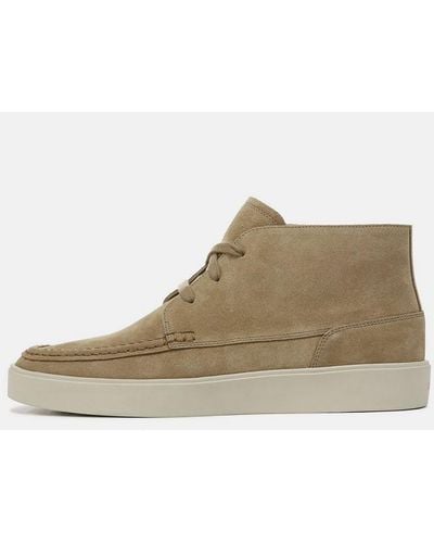 Vince Tacoma Suede Chukka Trainer - Natural
