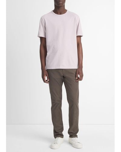 Vince Garment Dye Cotton Short-Sleeve T-Shirt - Multicolour