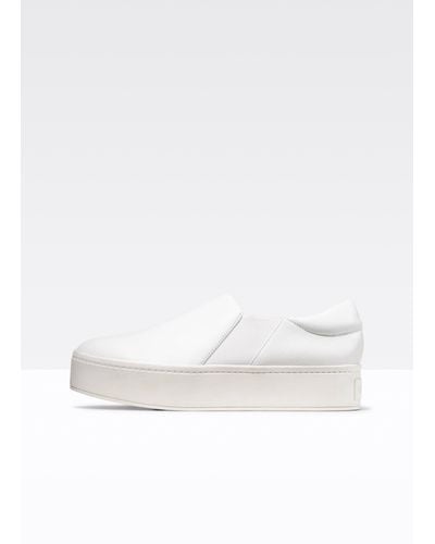 Vince Leather Warren Trainer, White, Size 9