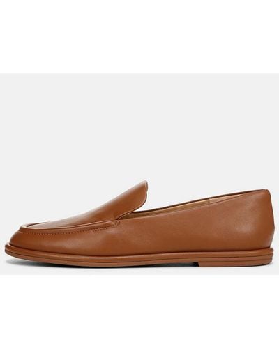 Vince Sloan Leather Loafer, Brown, Size 6.5 - White