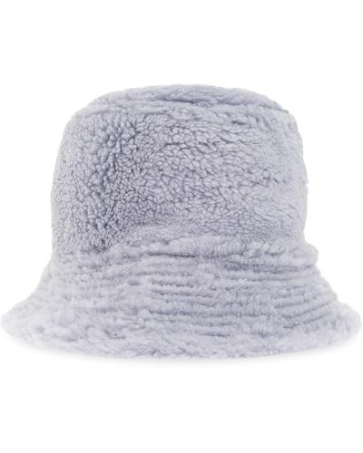 Yves Salomon Reversible Bucket Hat, - White
