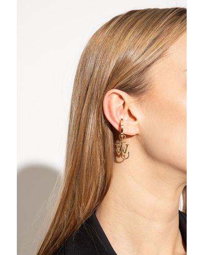 JW Anderson Ear Cuff With Logo - Natural