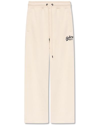 Iceberg Joggers With Logo - Natural