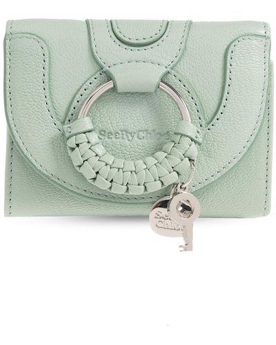 See By Chloé Leather Wallet, - Green