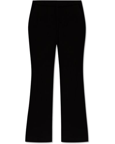Balmain Woollen Trousers - Black