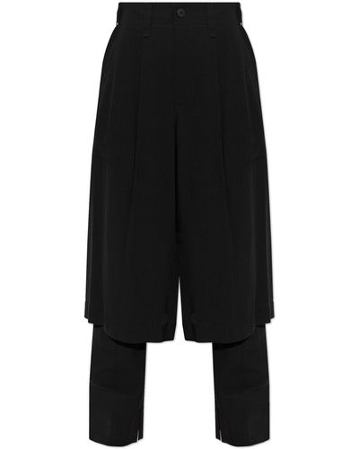 Issey Miyake Trousers With Pockets - Black