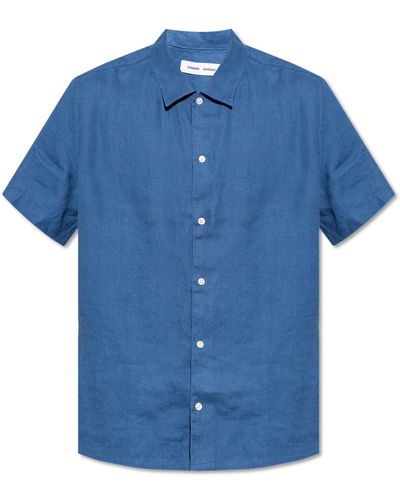 Samsøe & Samsøe `saavan` Shirt, - Blue