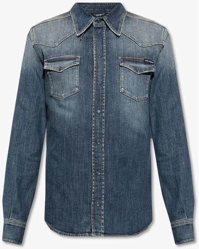 Dolce & Gabbana Denim Shirt - Blue