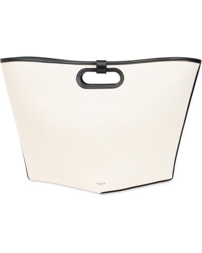 Alaïa 'large Folded' Shopper Bag, - White
