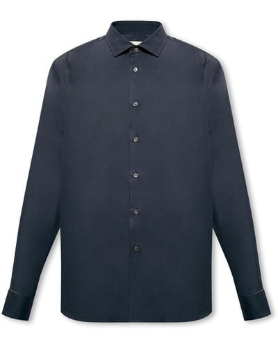 Paul Smith Tailored Shirt With Cuff Links - Blue