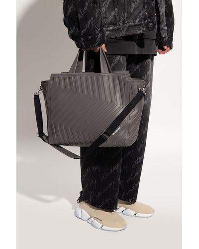 Balenciaga ‘Car Medium East-West’ Shopper Bag - Gray