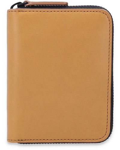 Common Projects Leather Wallet With Logo - Brown