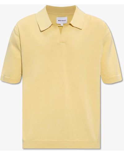 Norse Projects 'leif' Polo Shirt, - Yellow