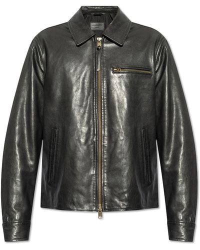 AllSaints Leather Jacket 'Miller' - Black
