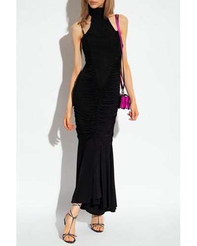 Versace Off-The-Shoulder Dress - Black
