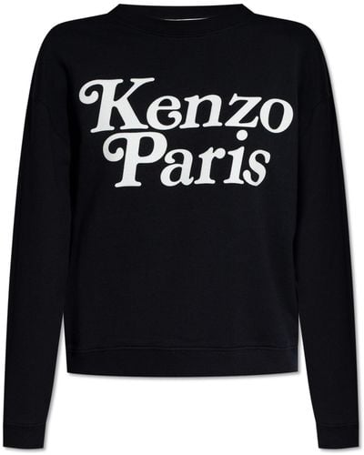 KENZO Sweatshirt With Logo, - Black