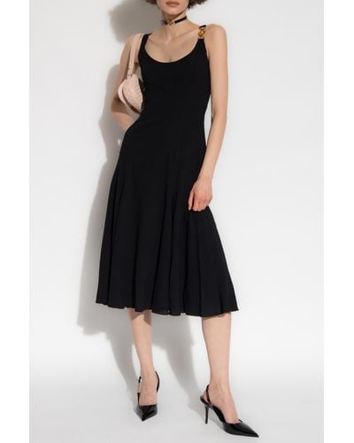 Versace Slip Dress - Black
