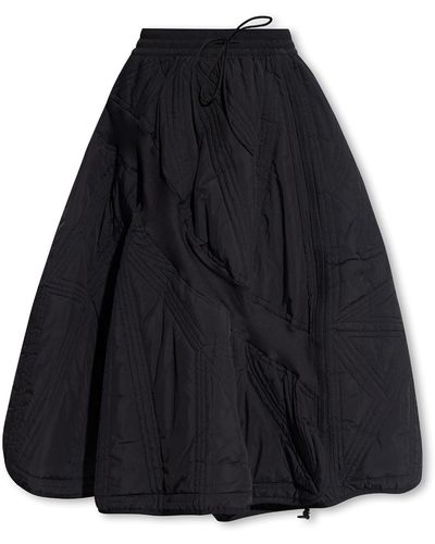 Y-3 Insulated Quilted Skirt, - Black