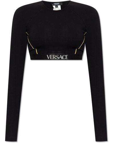 Versace Crop Top - Black