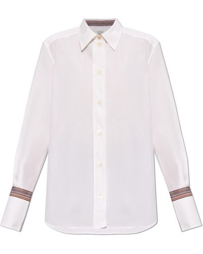 Paul Smith Cotton Shirt, - White