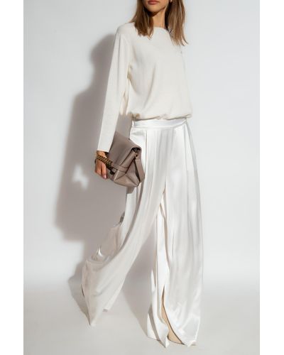 Fabiana Filippi Wide Leg Pants - White