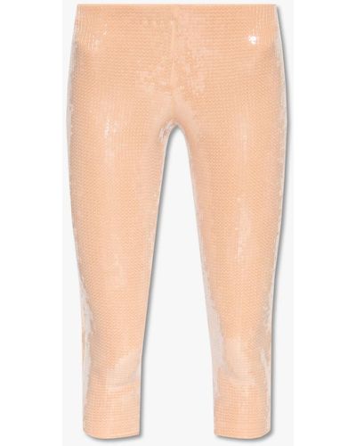 DSquared² Pink Sequinned Pants - White