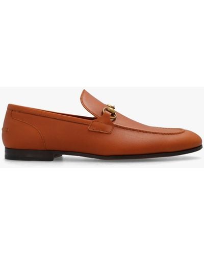 Gucci 'jordaan' Leather Loafers - Brown