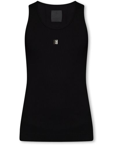 Givenchy Tank Top With Logo - Black