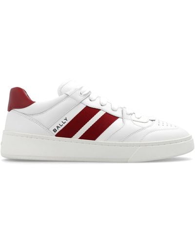 Bally Trainers With Logo, - White