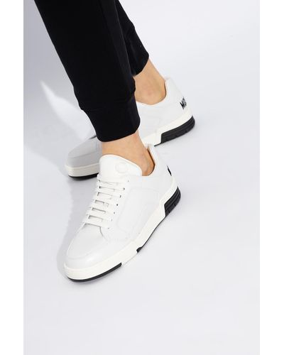Moschino Sneakers With Logo, - White