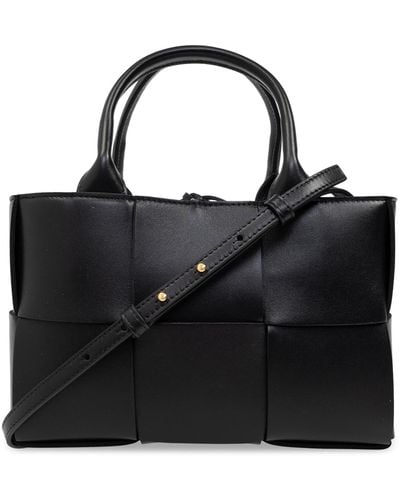 Bottega Veneta `arco Small` Shopper Bag, - Black
