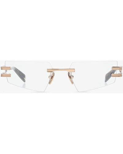 Balmain Optical Glasses, - Metallic