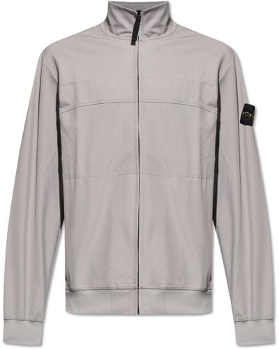 Stone Island Zip-Up Sweatshirt - Grey