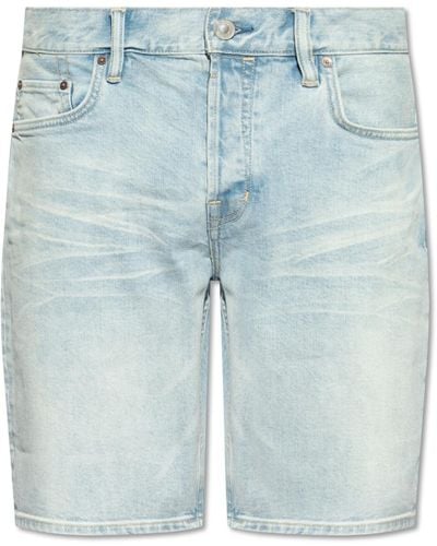 AllSaints 'switch' Denim Shorts, - Blue