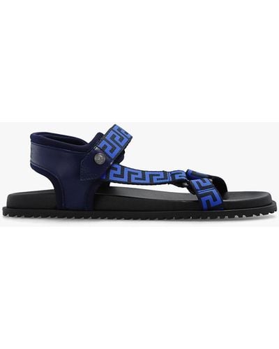 Versace Greca Sandals - Blue