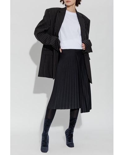 Vetements Pleated Skirt - Black