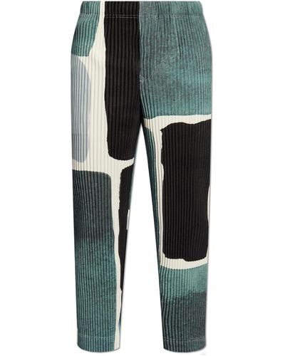 Homme Plissé Issey Miyake Pleated Trousers By - Multicolour