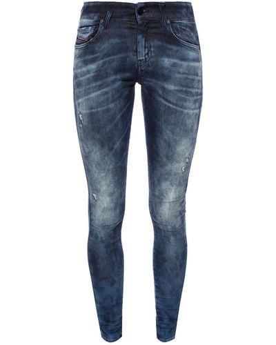 DIESEL ‘Slandy’ Distressed Jeans - Blue