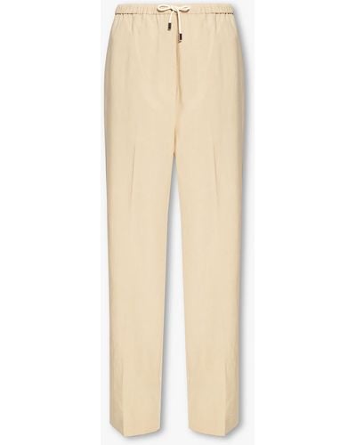 Totême Loose-Fitting Trousers - White