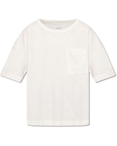 Lemaire Oversize T-shirt, - White