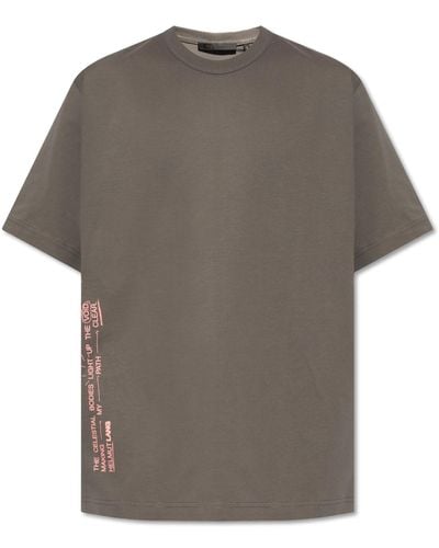 Helmut Lang T-shirt With Logo, - Grey
