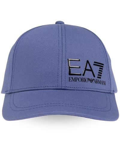 EA7 Baseball Cap With Logo - Blue