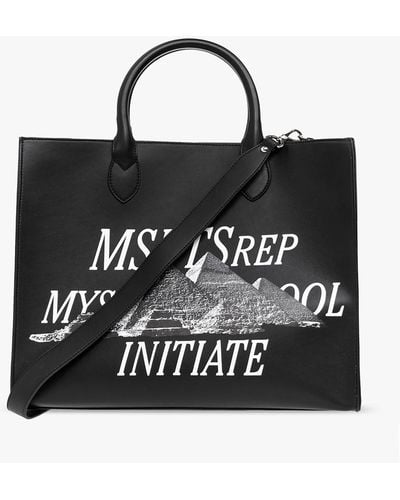 Msftsrep Shopper Bag With Logo - Black