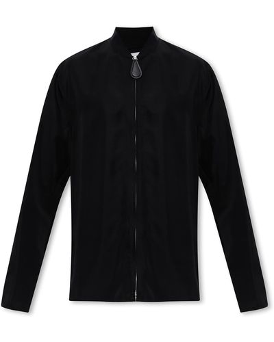 Jil Sander Shirt With Zip Fastening - Black